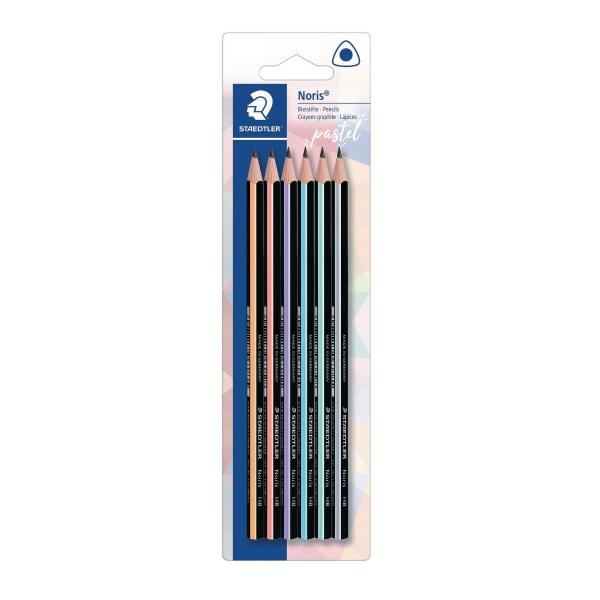 Staedtler_Noris_118_Pastel_Line_lyjykyna_HB_blister_1_kpl_6_kynaa