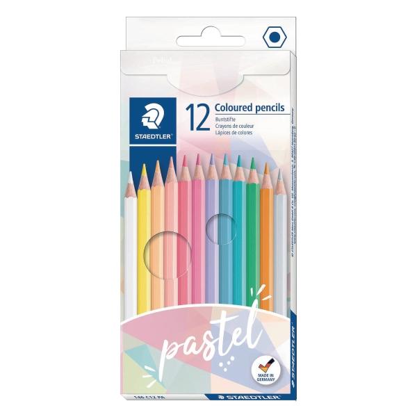 Staedtler_Noris_146_Pastel_Line_puuvarikyna_varilajitelma_1_kpl_12_kynaa