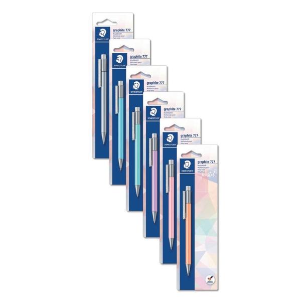 Staedtler_Graphite_777_lyijytaytekyna_0_5mm_blister_varilajitelma