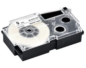 Cidy_Casio_EZ-Label_tarrakirjoittimen_nauha_9mm_Black_on_White_XR9WE__XR-9WE