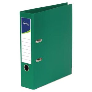 Lyreco_mappi_A4_80mm_PP_vihrea