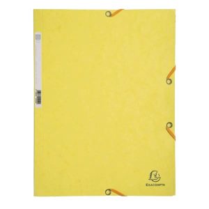 EXACOMPTA_KANSIO_3FLAP_ELAS_A4_400G_KELTAINEN