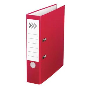 Lyreco_Budget_mappi_A4_75mm_punainen