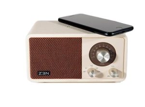 ZEN_Retroradio_valkea_nahkainen