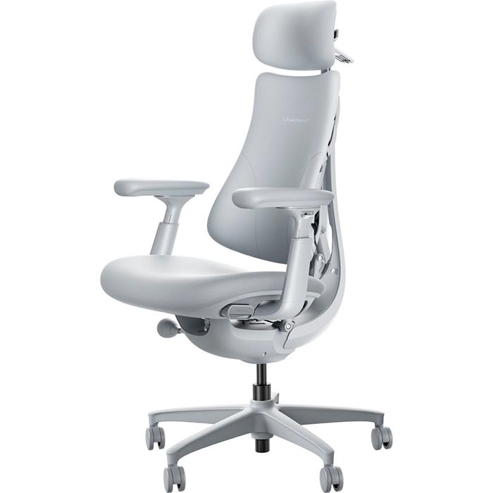 LiberNovo_Omni_Dynamic_Ergonomic_tyotuoli__vaalea_harmaa