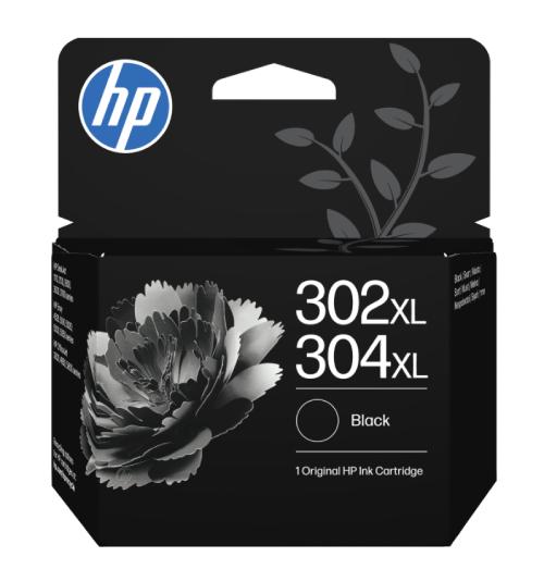 HP 302XL/304XL Black Original Ink