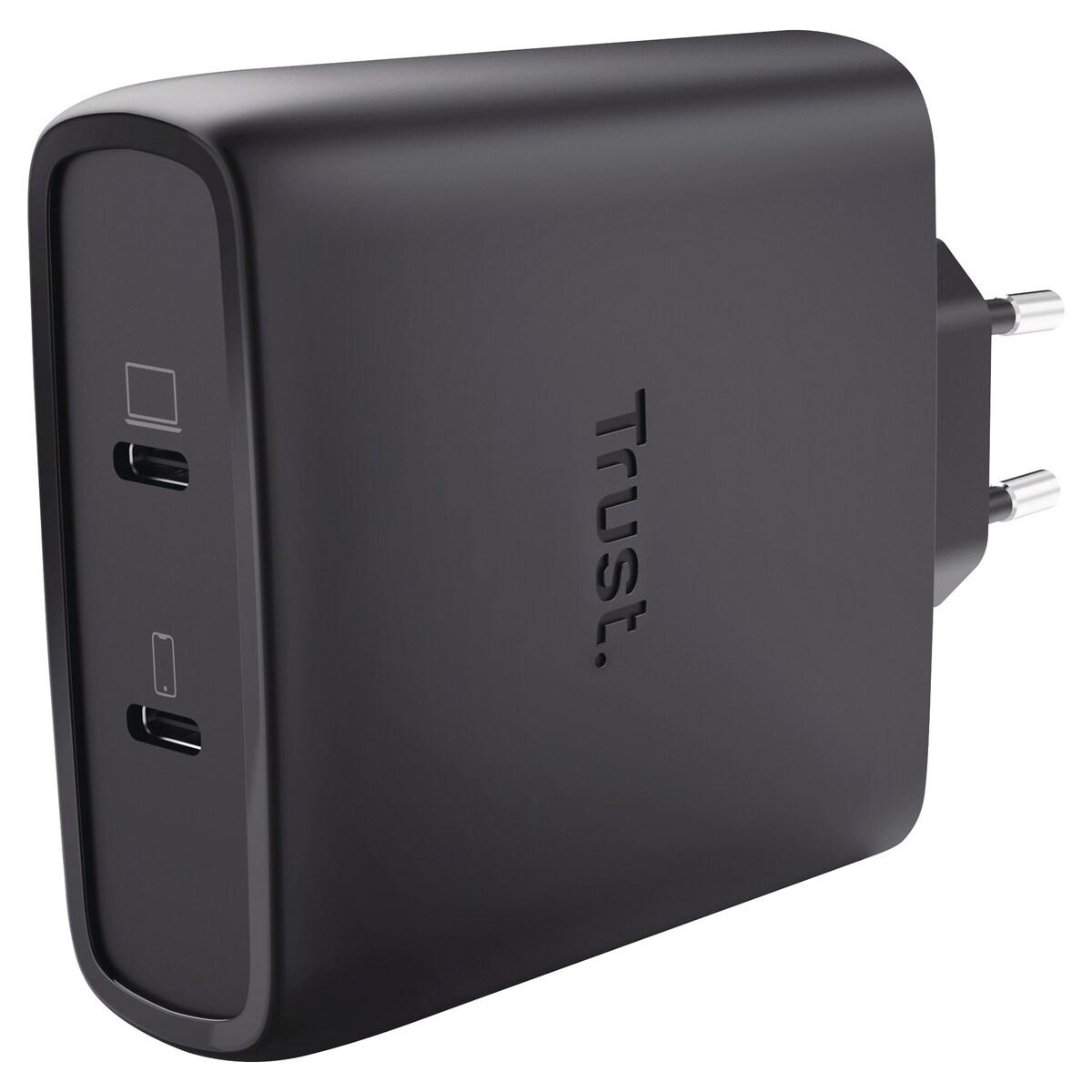 21455594_Trust_Maxo_100_watin_2_porttinen_USB_C_GaN_laturi_musta_jpg_width_1200