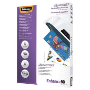 6003283_Fellowes_SuperQuick_laminointitasku_A4_2x80mic_kirkas_1_kpl_100_taskua_jpg_width_800